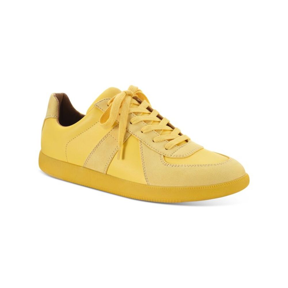 INC Mens Yellow Padded Comfort Harlan Round Toe Platform Sneakers Shoes 7.5 M